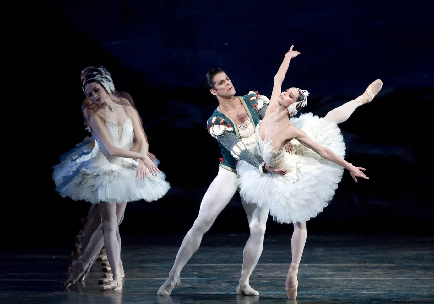 Polina Semionova and Marcelo Gomes in Swan Lake. Photo: Gene Schiavone.